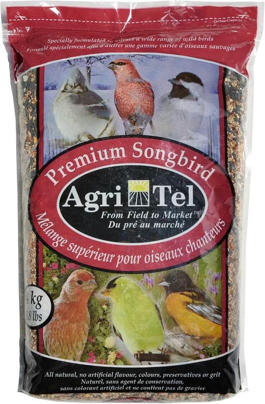 Agri-Tel Premium All Season Wild Songbird Bird Seed for Outside Feeders | 4 kg (9 lb)