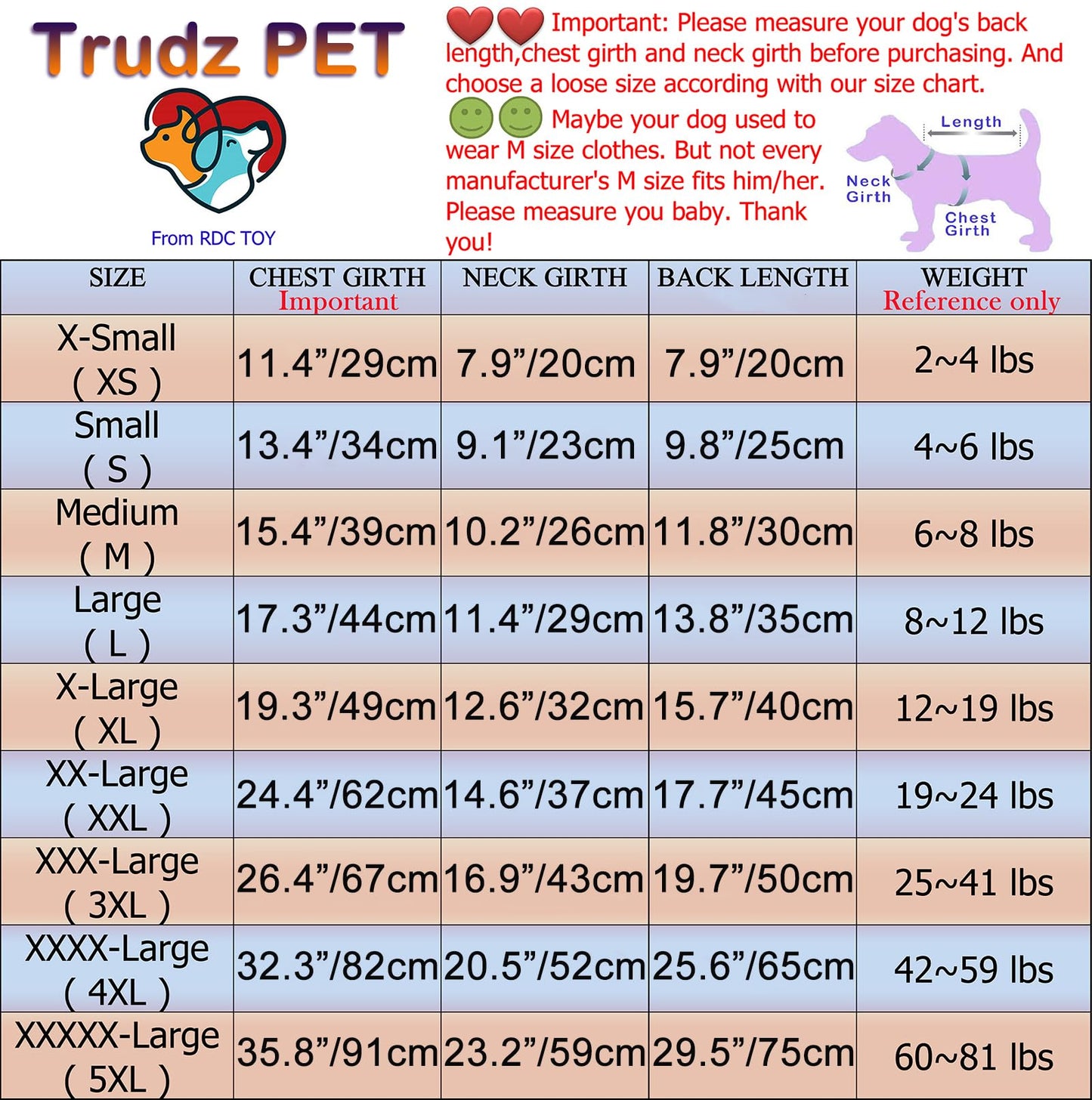 Dog Hoodies Clothes Security Rdc Pet Apparel Winter Sweatshirt Warm Sweater Cotton Jacket Coat Hoodie for Samll Dog Medium Large Cat Black, M - Furr-Reel