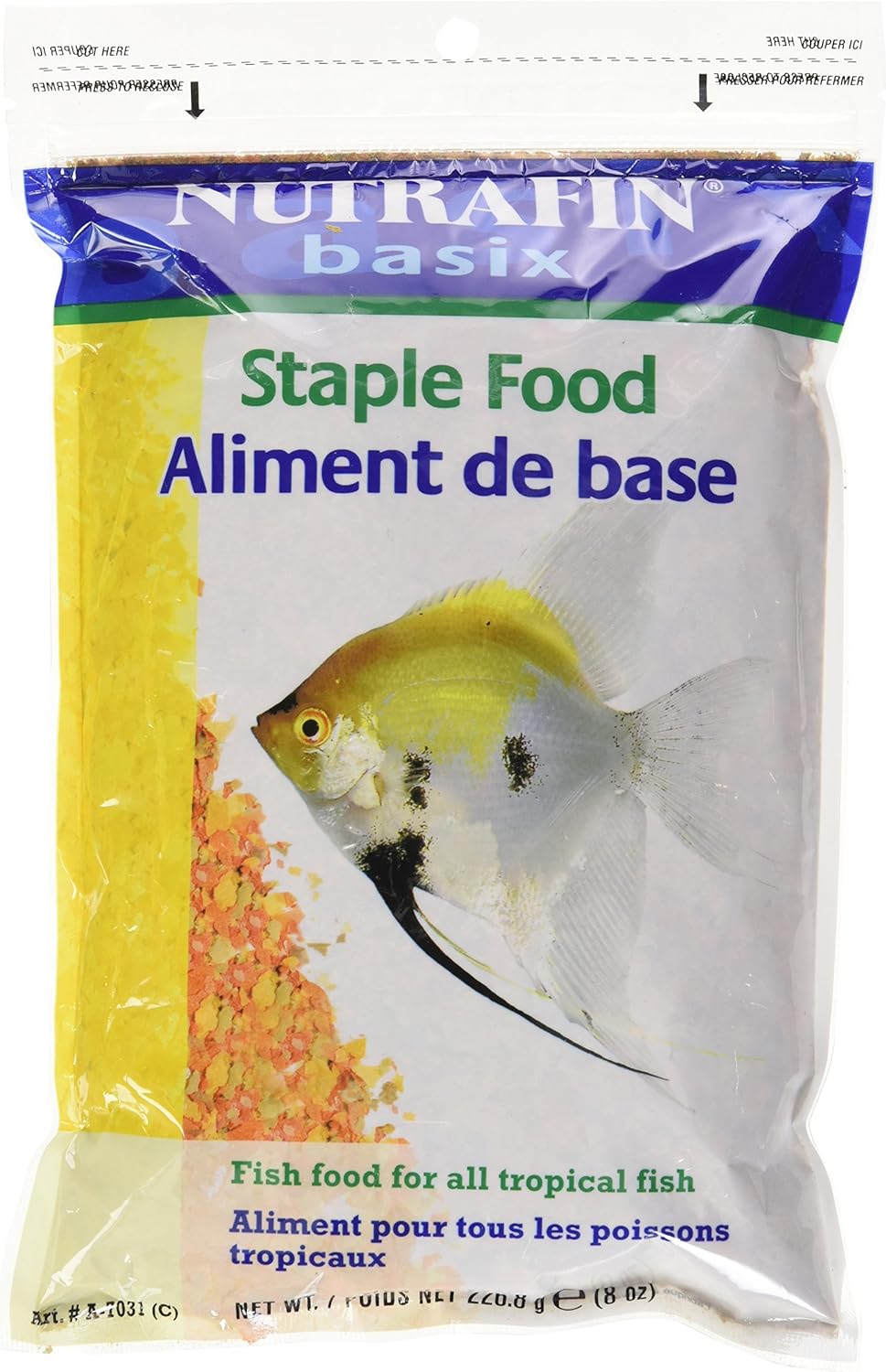 Nutrafin A7031 Basix Staple Food-Poly Bag, 226.8g (8-Ounce) - Furr-Reel