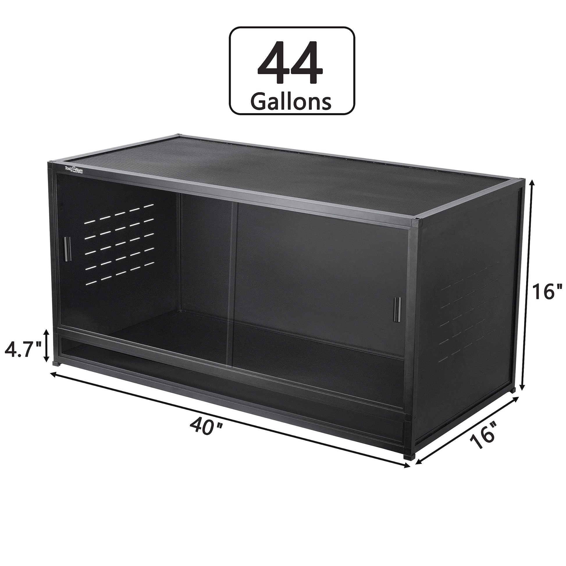 Reptile Terrarium 120 Gallon 4x2x2FT Large PVC Enclosure Breeding Tank for Bearded Dragon Gecko Lizard Snake, Wide Breeding Lounge Vivarium Suit for Juvenile to Adult Reptiles - Furr-Reel