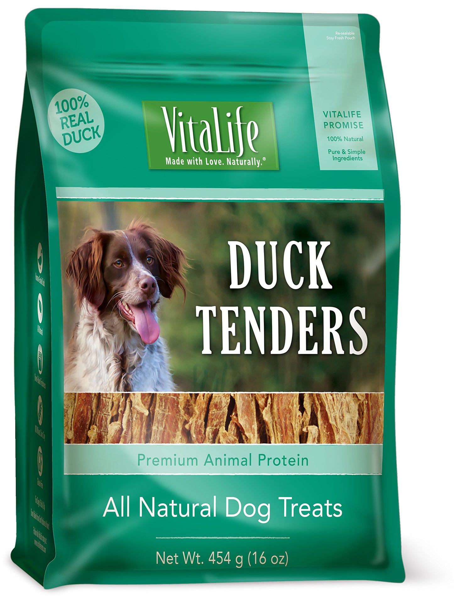 VitaLife 750 g Duck Tenders, All Natural Dog Treats - Furr-Reel