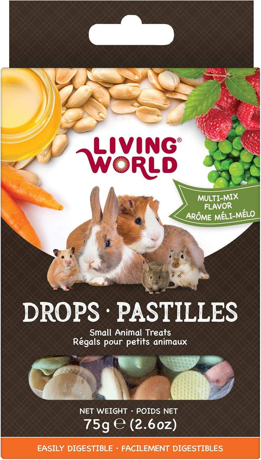 Living World Small Animal Drops - Multi-Mix Flavour - 75 g (2.6 oz)