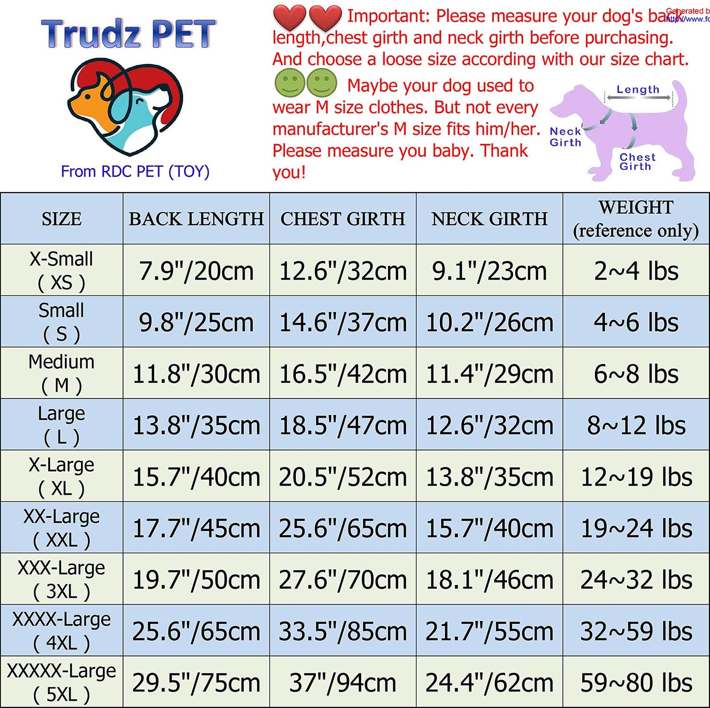 Dog Hoodies Clothes Security Rdc Pet Apparel Winter Sweatshirt Warm Sweater Cotton Jacket Coat Hoodie for Samll Dog Medium Large Cat Black, M - Furr-Reel