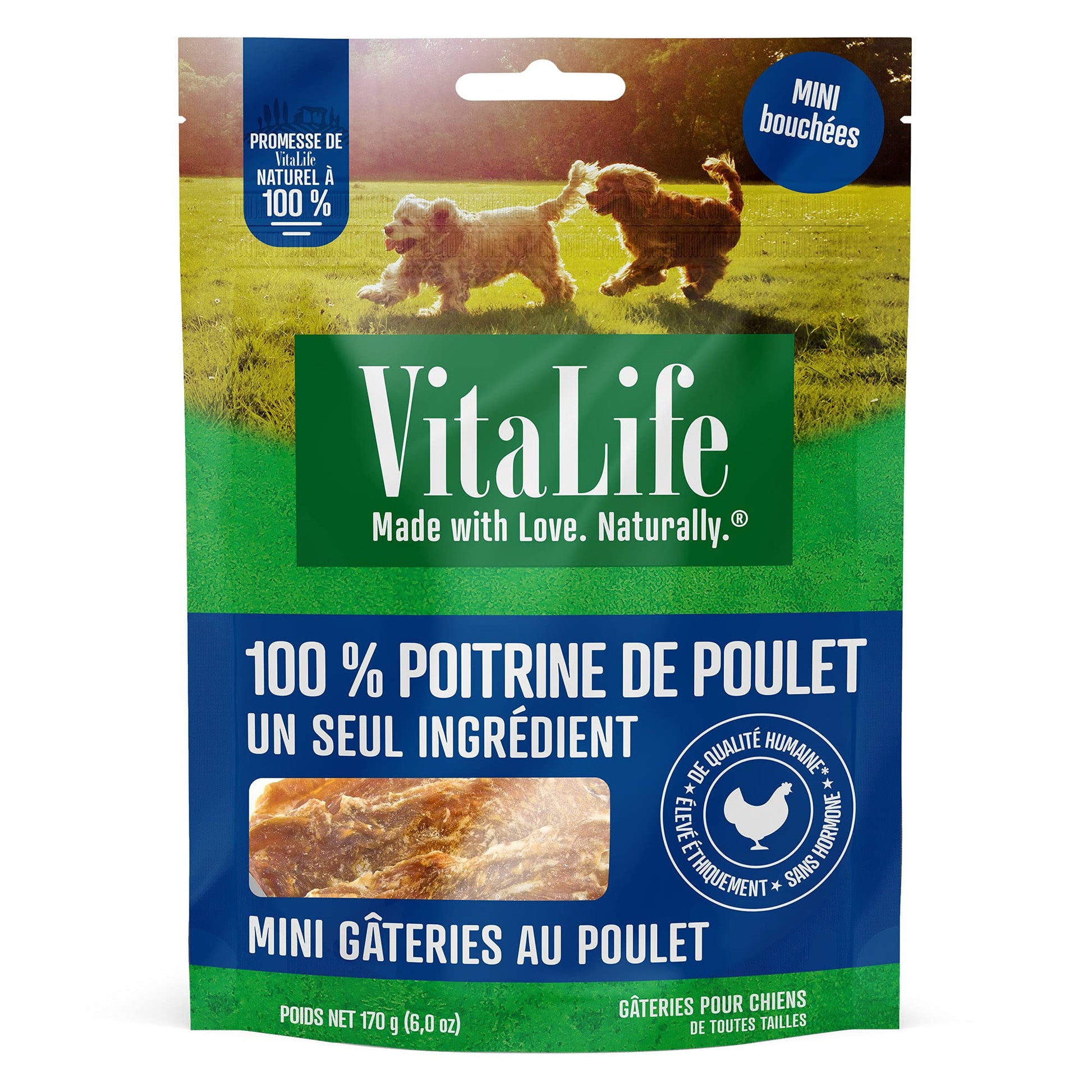 VitaLife 750 g Duck Tenders, All Natural Dog Treats - Furr-Reel