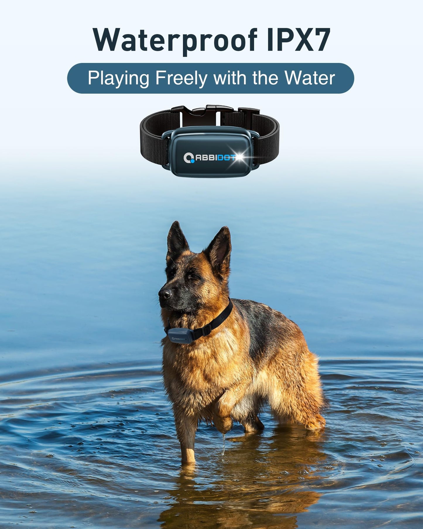 ABBIDOT 3300 Ft Dog Training Collar with Remote - [New Version] Shock Collar, 5 Training Modes, 88 Levels e Collar, Waterproof Training Collar for Small Medium Large Dogs(15~120 lbs)