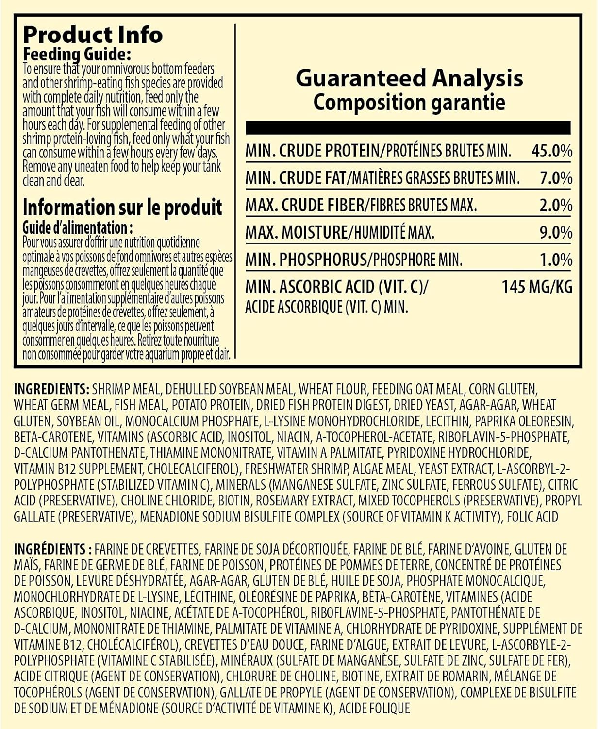 Tetra Shrimp Wafers 3oz, 86g