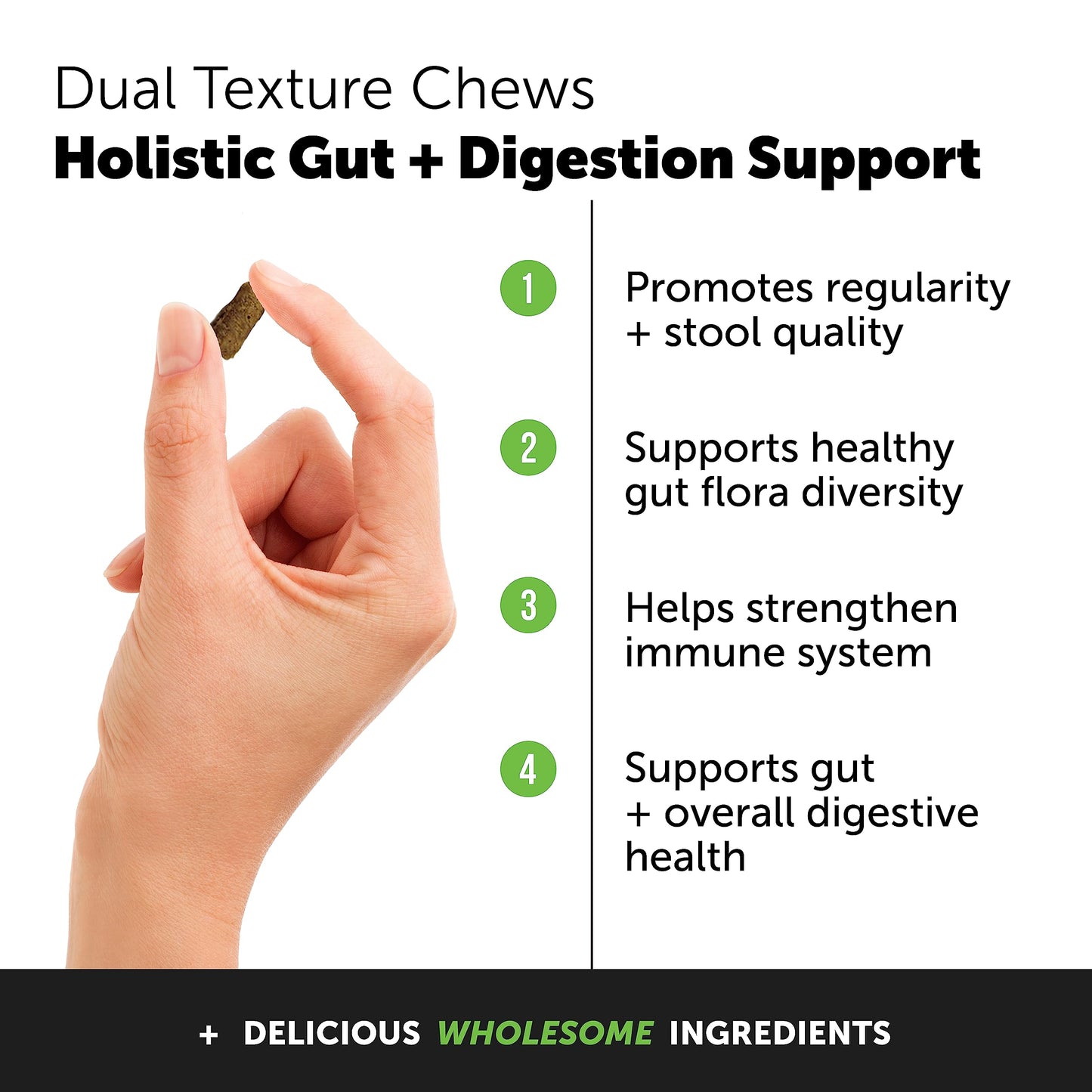 Pet Honesty Cat Probiotics Gut + Immune Health Chews - Cats Digestive Health, Cat Vitamins Supports Gut Health, Immunity, Healthy Digestion + Cats Constipation Relief - Chicken (30-Day Supply)