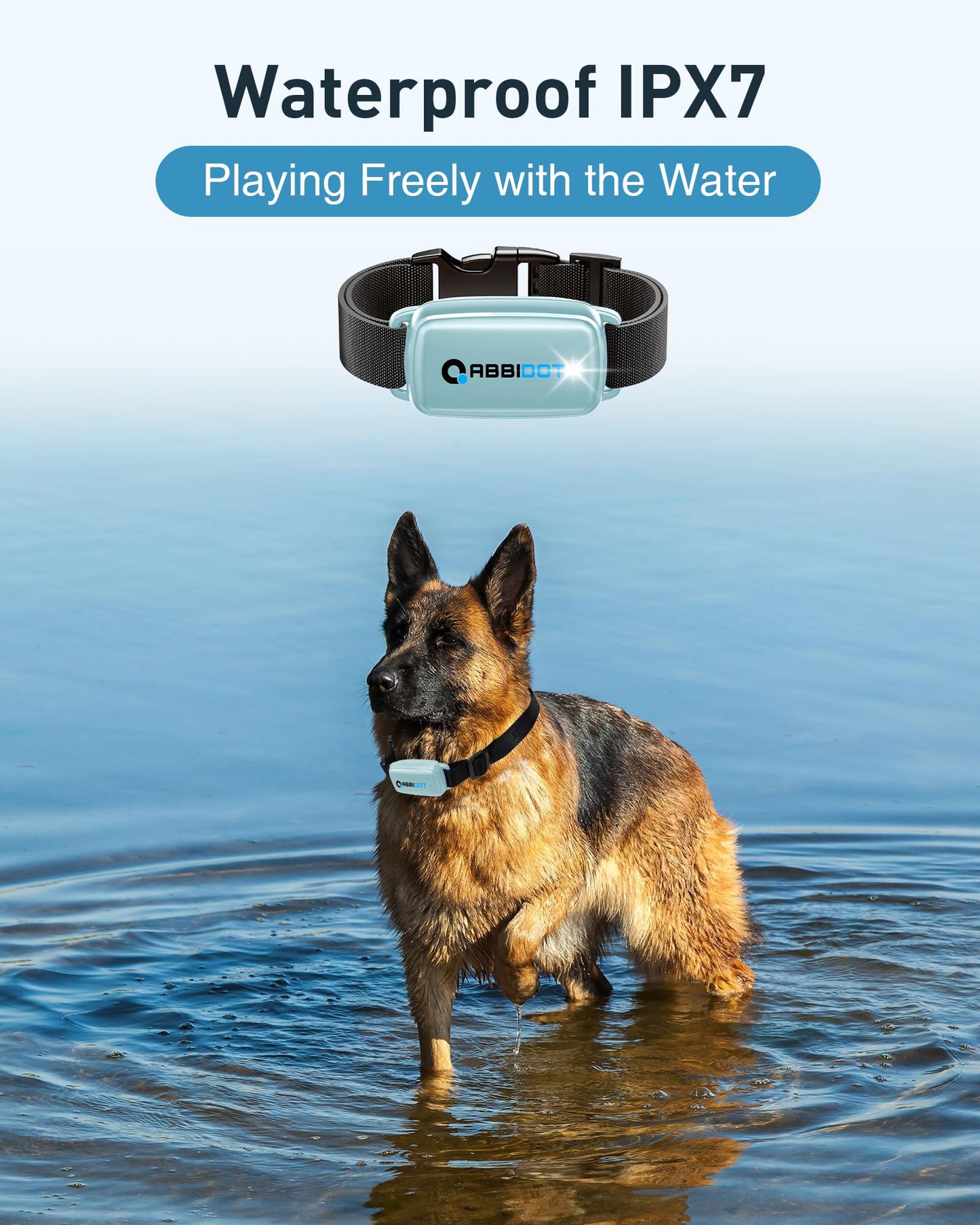 ABBIDOT 3300 Ft Dog Training Collar with Remote - [New Version] Shock Collar, 5 Training Modes, 88 Levels e Collar, Waterproof Training Collar for Small Medium Large Dogs(15~120 lbs)