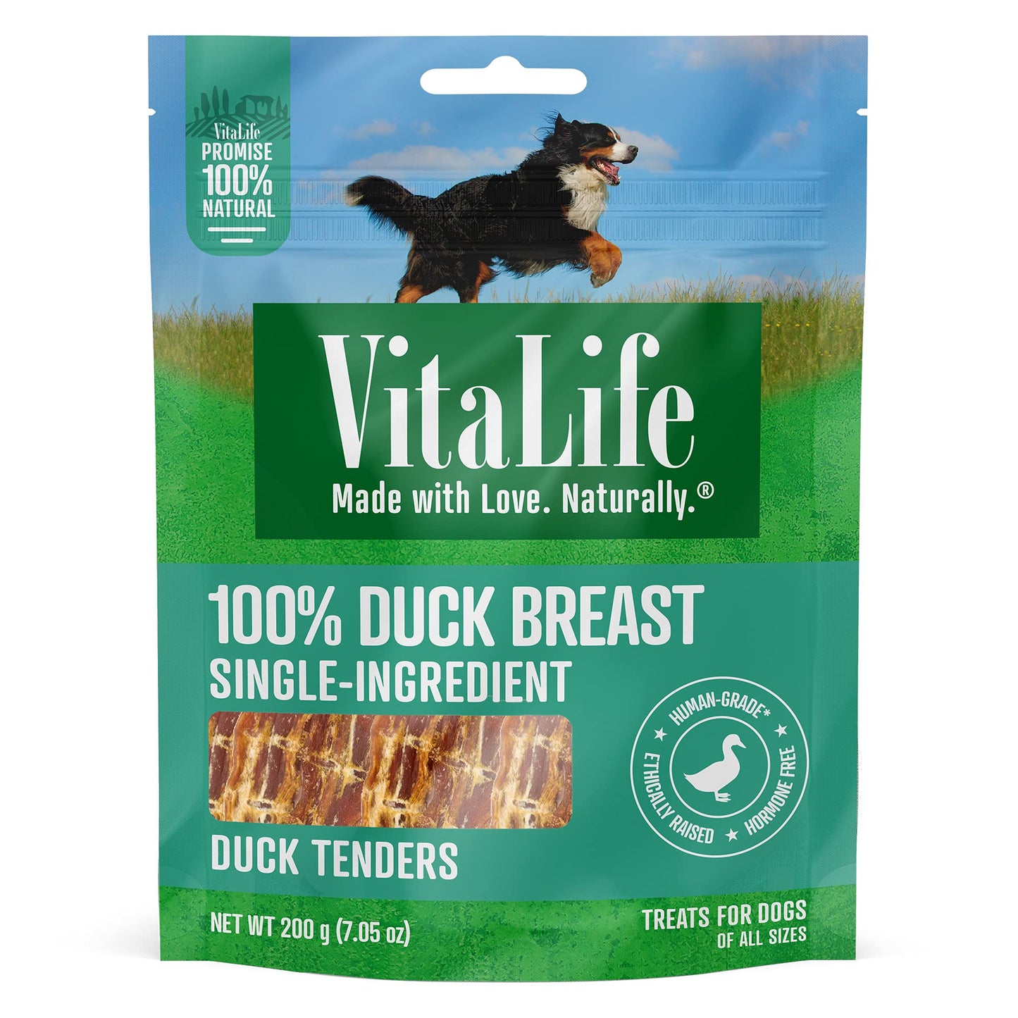 VitaLife 750 g Duck Tenders, All Natural Dog Treats - Furr-Reel