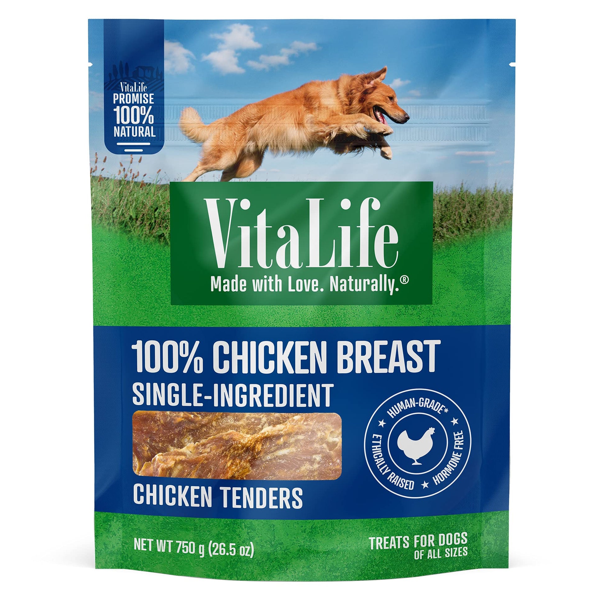 VitaLife 750 g Duck Tenders, All Natural Dog Treats - Furr-Reel