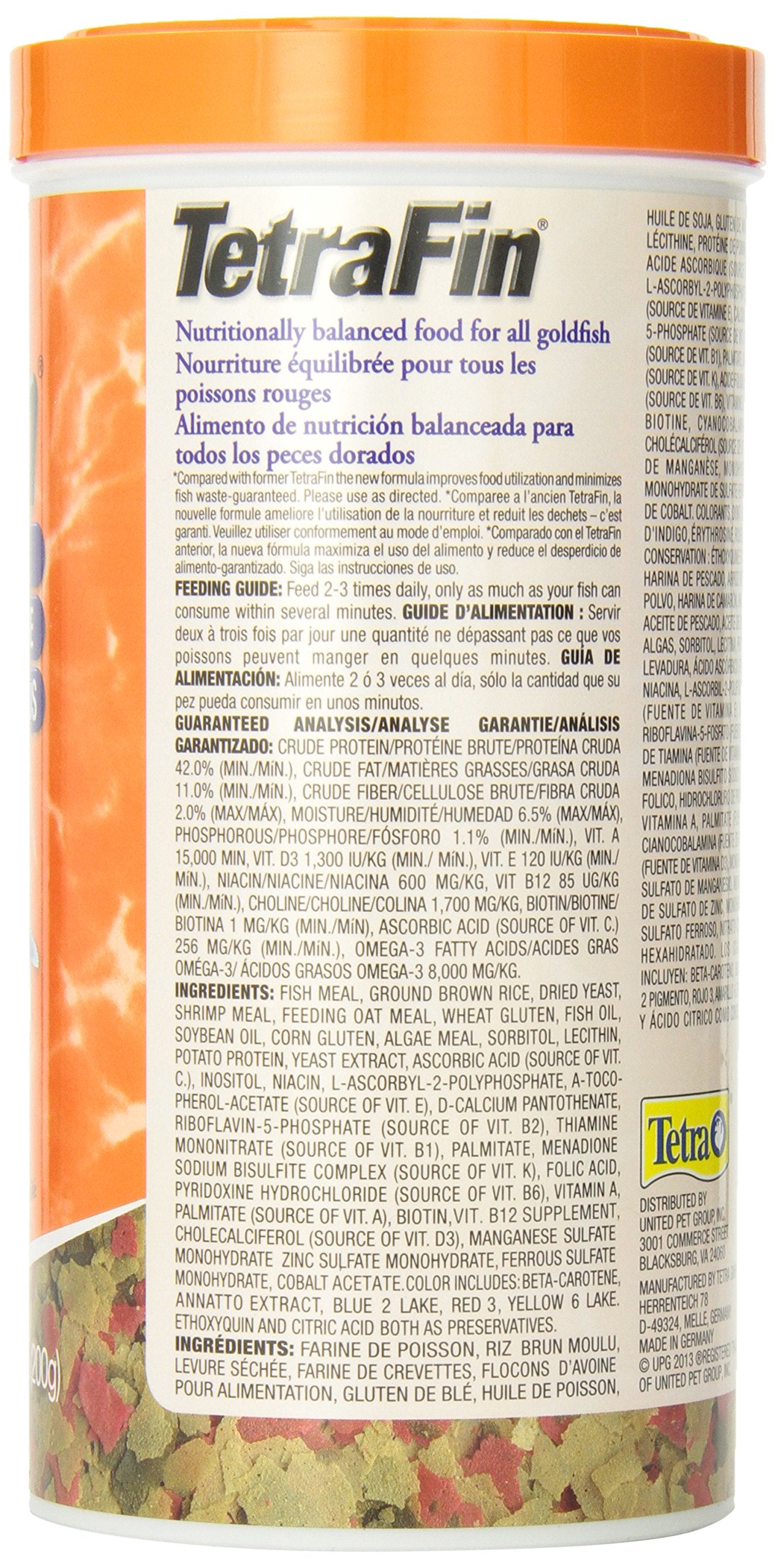 Tetra Goldfish Flakes 7.06oz, 200g, Bilingual
