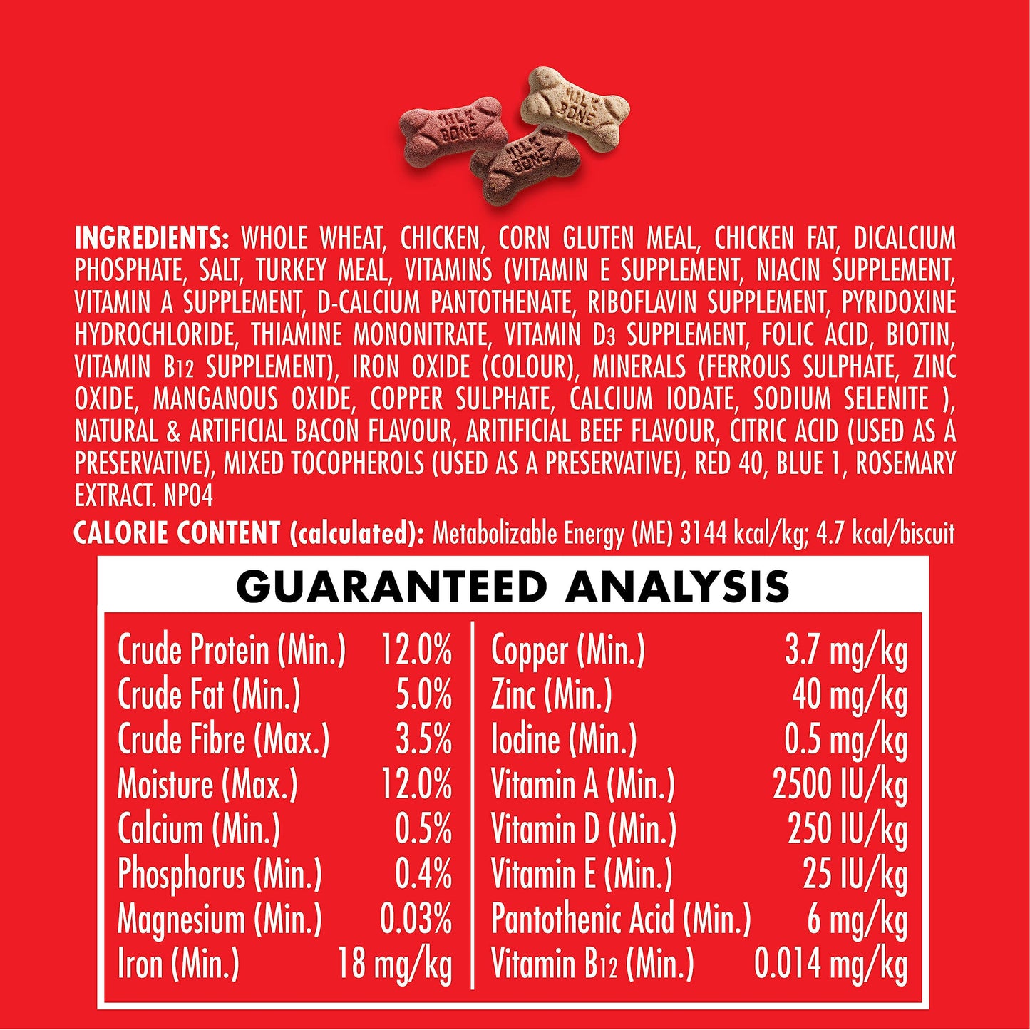 Milk-Bone Flavour Snacks Dog Biscuits Medium Sized Dog Treats, Assorted Flavours, 6.5kg Box