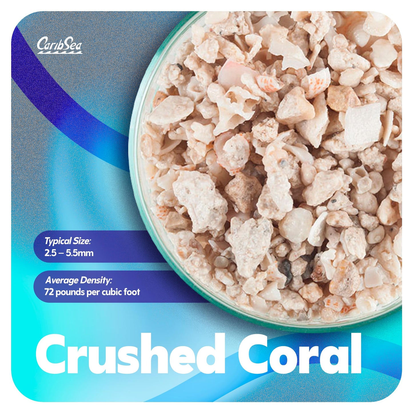 CaribSea 8479001108 ACS00110 Crushed Coral for Aquarium, 10-Pound - Furr-Reel
