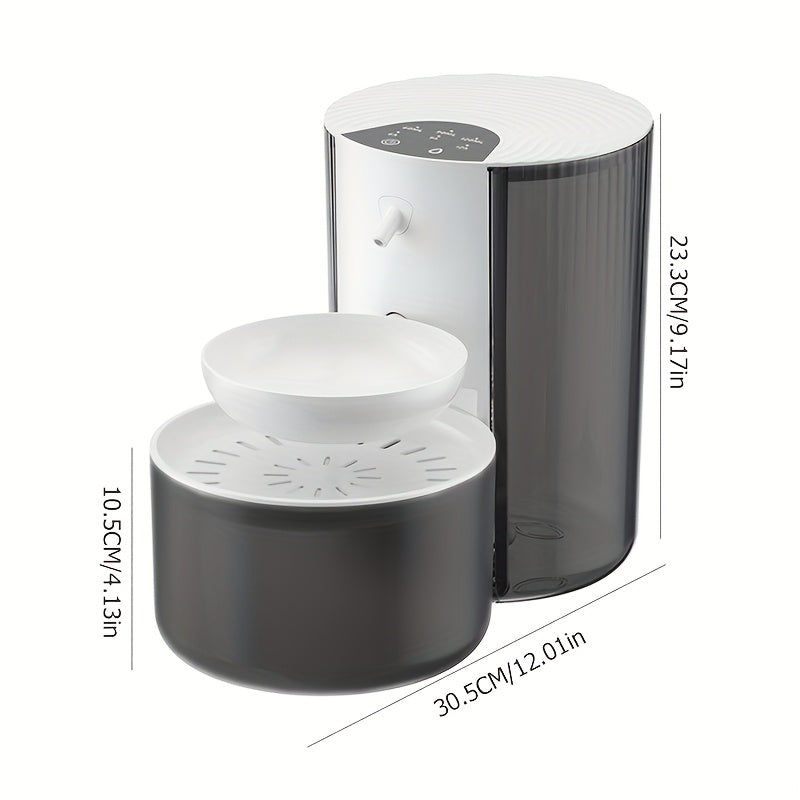 NNETM Smart Cat Water Fountain with 3L, USB & Battery - Furr-Reel