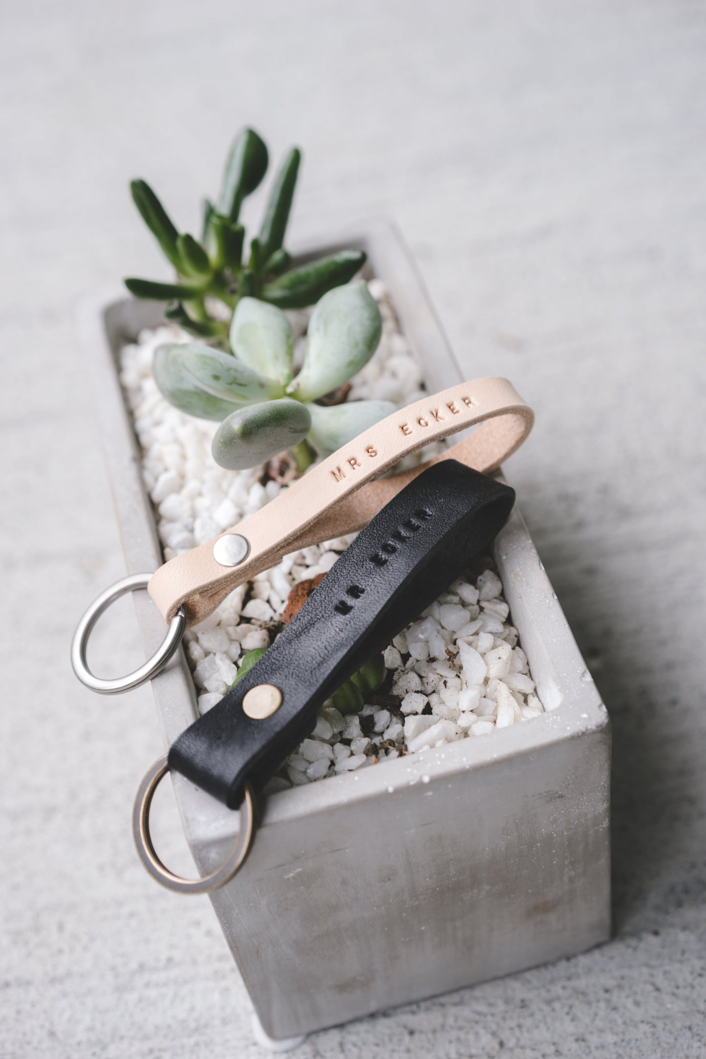 Leather Keychain - Furr-Reel