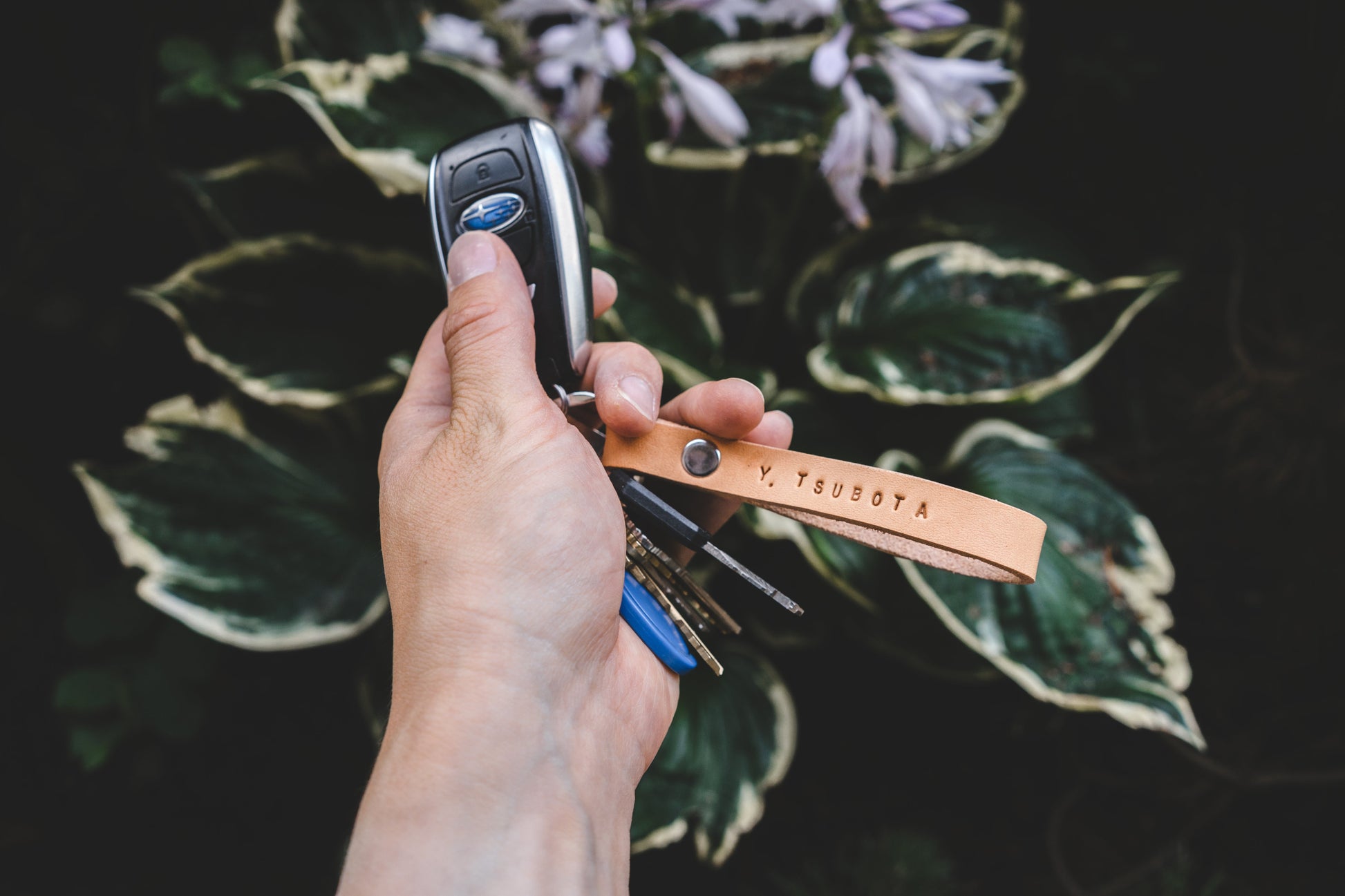 Leather Keychain - Furr-Reel