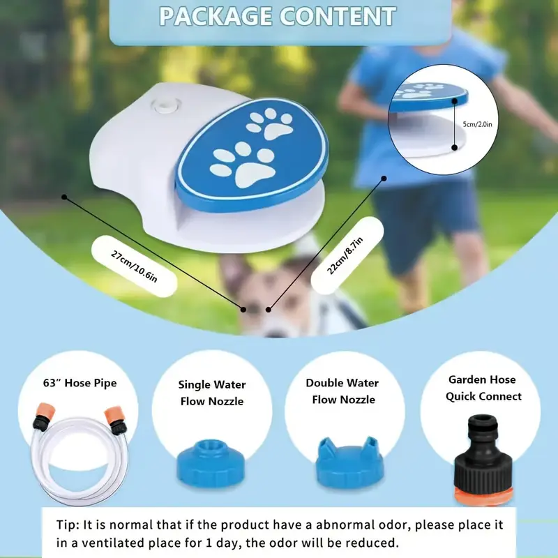 Pet Step-On Outdoor Water Fountain Toy - Furr-Reel