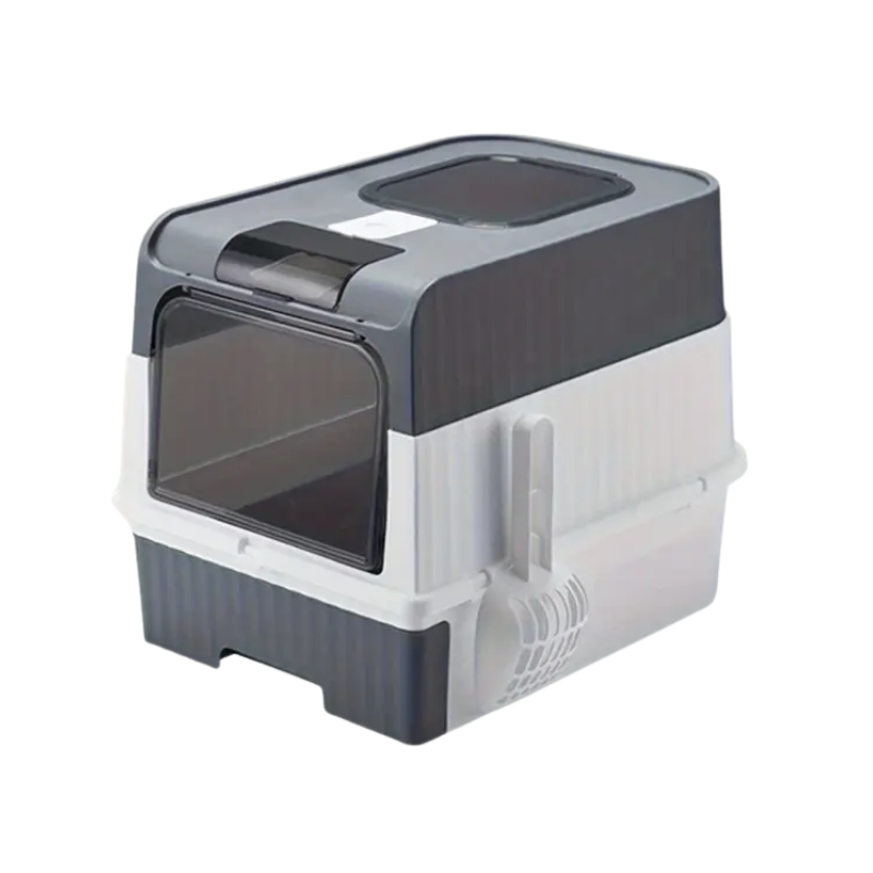 NNETM Extra Large Cat Litter Box Dual Entry - Furr-Reel